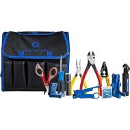 Jonard Tools TK-120 Fiber Prep Kit - 12 Piece Fiber Optic Cable Access and Termination Tools Set with Stripping, Ringing, and Cutting Tools