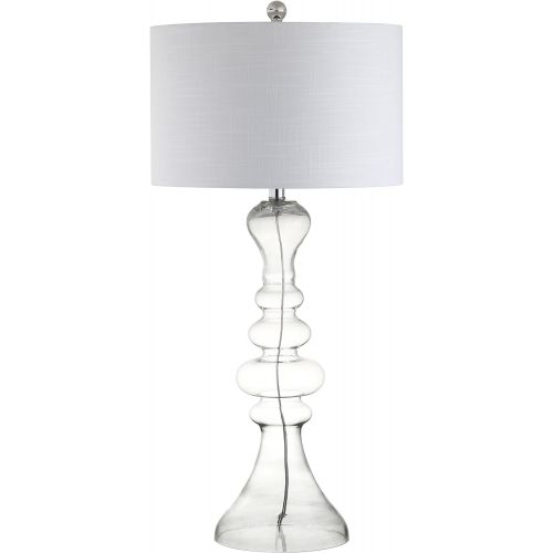  JONATHAN Y JYL4012D Table Lamp, 16.0 x 35.0 x 16.0, Cobalt Blue with White Shade