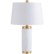 JONATHAN Y Jonathan Y JYL5022A Table Lamp, 14 x 23 x 14, WhiteGold Base with White Shade
