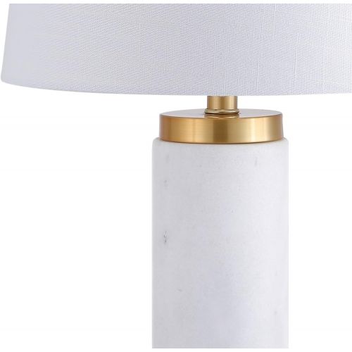  JONATHAN Y Jonathan Y JYL5022A Table Lamp, 14 x 23 x 14, WhiteGold Base with White Shade