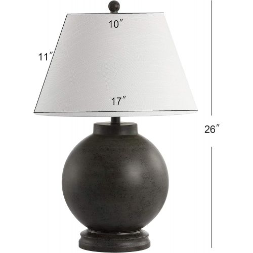  JONATHAN Y JYL3040A Sophie 26 Resin Table Lamp, Dark Gray