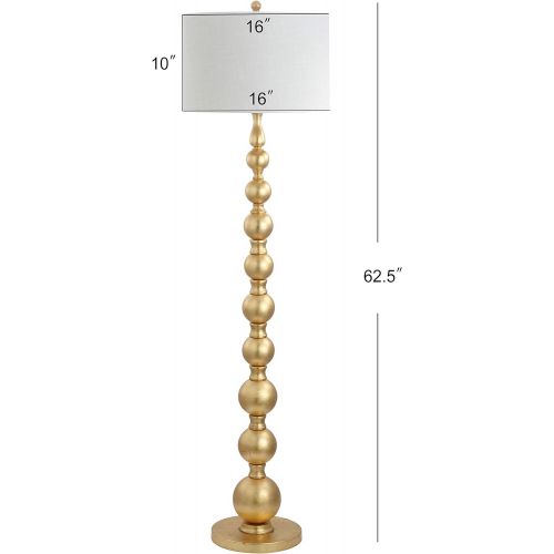  JONATHAN Y JYL5048A Adriana 62.5 Metal Floor Lamp, Gold