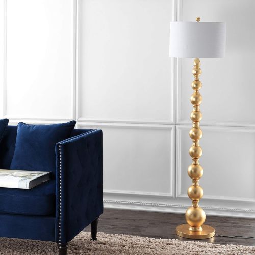  JONATHAN Y JYL5048A Adriana 62.5 Metal Floor Lamp, Gold