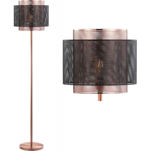  JONATHAN Y JYL6107A Tribeca 60.5 Metal Floor Lamp, Copper