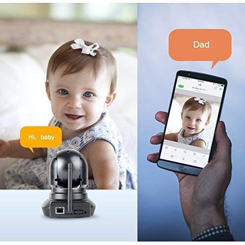  JOOAN Wireless IP Camera HD 720P Network Camera Baby Monitor for Home Security with Phone & PC Remote Access Two-Way Audio(Free Danale APP)