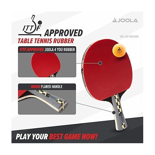  JOOLA| 2 Bats + 3 Ping Pong Balls