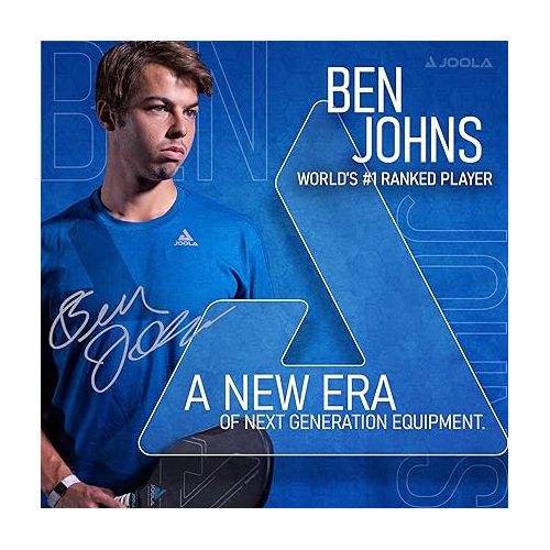  JOOLA Ben Johns Hyperion CGS Pickleball Paddle - Textured Carbon Grip Surface Technology for Spin & Control with Added Power - Polypropylene Honeycomb Core Pickleball Racket