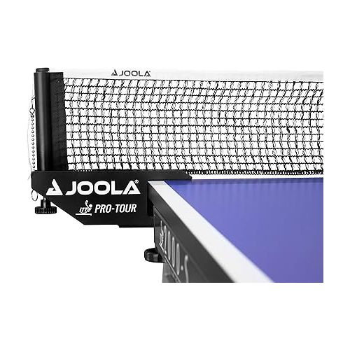  Joola Unisex?- Erwachsene Post-Set Pro Tour Tischtennisnetz, Schwarz, 152cm