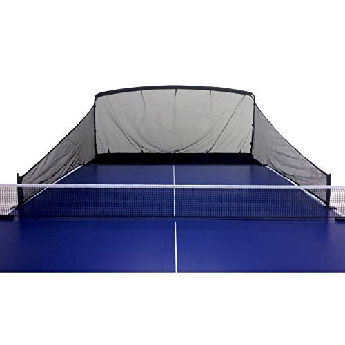  JOOLA iPong Carbon Fiber Table Tennis Ball Catch Net - Practice Net Attaches to Ping Pong Table for Ball Collection During Table Tennis Robot, Serve or Multi-Ball Training