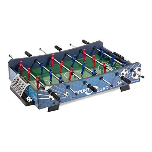  Sport Squad FX40 40 inch Table Top Foosball Table for Adults and Kids - Compact Mini Tabletop Soccer Game