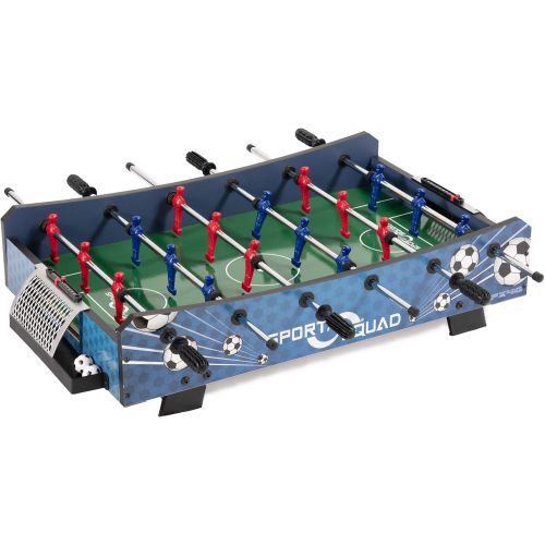  Sport Squad FX40 40 inch Table Top Foosball Table for Adults and Kids - Compact Mini Tabletop Soccer Game