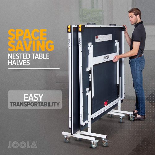  JOOLA Rally TL Professional Grade Table Tennis Table with Net Set, Ball Holders and Abacus Scorer