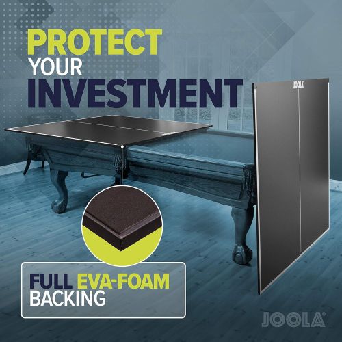  JOOLA Conversion Table Tennis Top with Foam Backing and Net Set