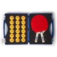 JOOLA Competition Table Tennis Tour Case with Two Python Rackets