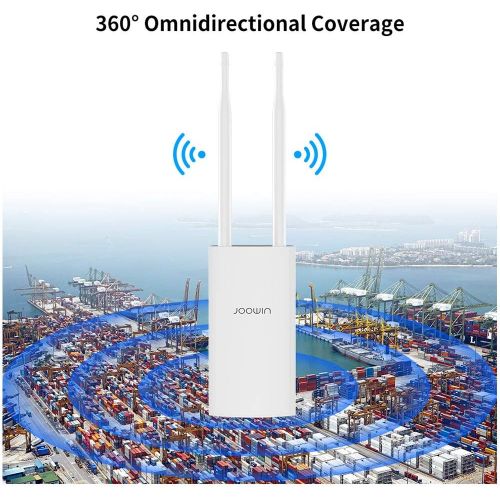  Comfast COMFAST AC1200 High Power Outdoor Wireless Access Point with Poe, 2.4GHz 300Mbps or 5.8GHz 867Mbps Dual Band 802.11AC Wireless WiFi Access PointsRouterBridge, Used for Outdoor Wi