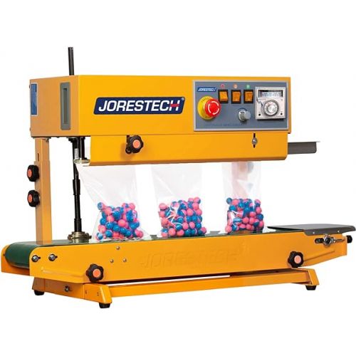  JORESTECH Industrial Continuous Band Sealer for Plastic & Laminated Bags Horizontal/Vertical CBS-630