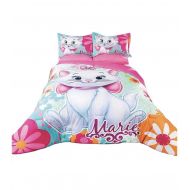 JORGE’S HOME FASHION INC MARIE FLOWERS DISNEY KIDS GIRLS WONDERFUL DESIGN COMFORTER SET 3 PCS FULL SIZE