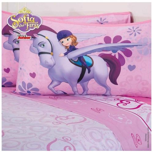  JORGE’S HOME FASHION INC Limited Edition Princess Sofia The First Kids Girls Disney Original License Fleece Blanket with Sherpa Very Softy and Warm with Sheet SET5 PCS Full Size