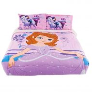 JORGE’S HOME FASHION INC NEW PRETTY COLLECTION PRINCESS SOFIA THE FIRST KIDS GIRLS DISNEY ORIGINAL LICENSE FLEECE BLANKET WITH SHERPA VERY SOFTY AND WARM 1 PCS FULL SIZE