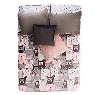 JORGES JORGE’S HOME FASHION INC Kitty Teens Girls Light Blanket Very Softy and Warm Twin Size