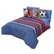 JORGES HOME FASHION BEST SELLER SPORTS CHILDRENS BOYS COMFORTER SET 5 PCS FULL SIZE