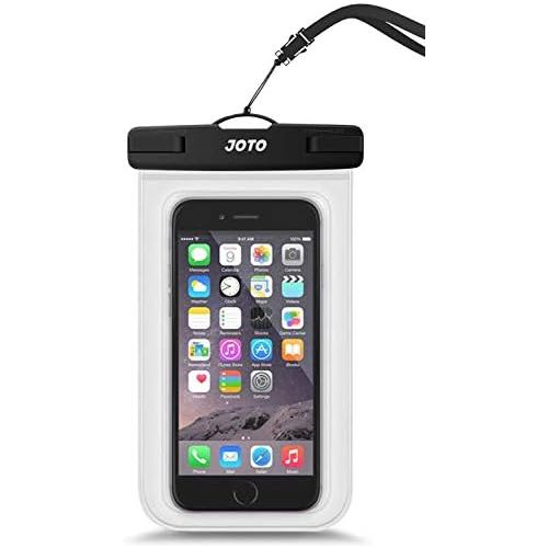  [아마존베스트]JOTO Universal Waterproof Pouch Cellphone Dry Bag Case for iPhone Xs Max XR XS X 8 7 6S Plus, Galaxy S10 Plus S10e S9 Plus S8 + Note 8 6 5 4, Pixel 3 XL Pixel 3 2 up to 6.5 Diagona