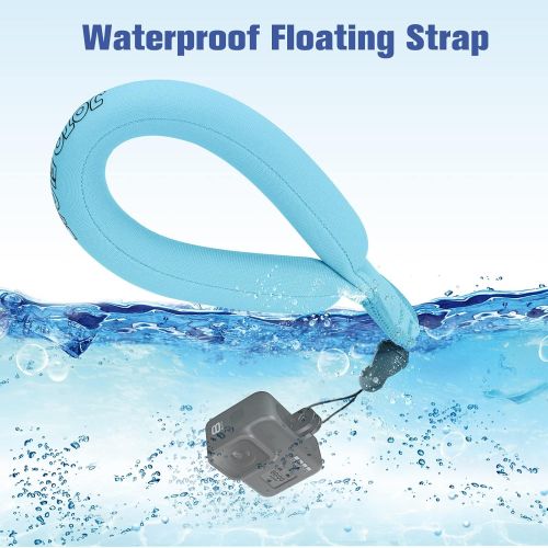  JOTO 2 Pack Floating Wrist Strap for Waterproof Camera Underwater Phone Pouch up to 11 ounce/315g, Float Strap Compatible with iPhone Galaxy Olympus Panasonic Video Camera GoPro 7