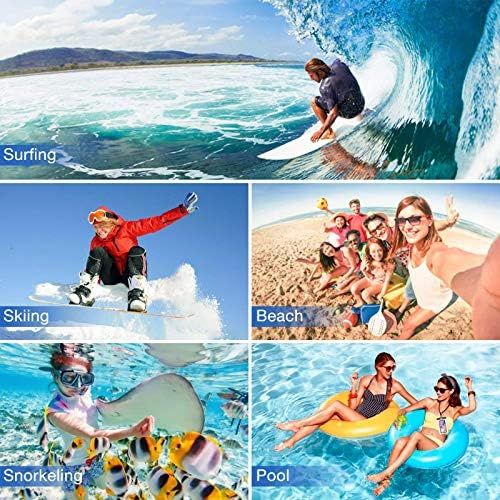  [아마존베스트]JOTO Floating Waterproof Phone Pouch, Universal Waterproof Case Underwater Dry Bag for iPhone 12 Pro Max/11 Pro Max/XS Max/XR/ 8 7 Plus Galaxy up to 6.9 for Pool Beach Swim Kayak T