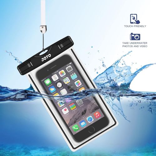  [아마존베스트]JOTO Universal Waterproof Case, Cellphone Dry Bag for iPhone Xs Max XR X 8 7 6S Plus SE 2020, Galaxy S10 S10e S9 S8 Plus/S6/Note 8 6 5 4, Pixel 3 XL/3 HTC LG Sony Nokia Motorola up