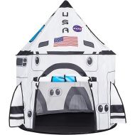JOYIN Rocket Ship Play Tent Pop up Play Tent Kids Indoor Outdoor Spaceship Playhouse Tent Set