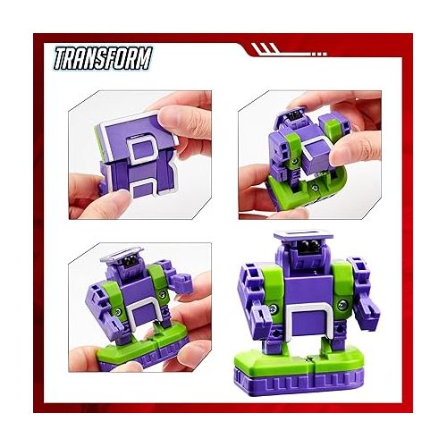  JOYIN Alphabet Robots Toys for Kids, ABC Learning Toys, Alphabots, Letters, Toddlers Education Toy, Carnival Prizes, Christmas Toys, Treasure Box and Prize for Classroom