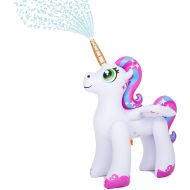 JOYIN Inflatable Unicorn Yard Sprinkler, Alicorn/ Pegasus Lawn Sprinkler for Kids (4 Feet)