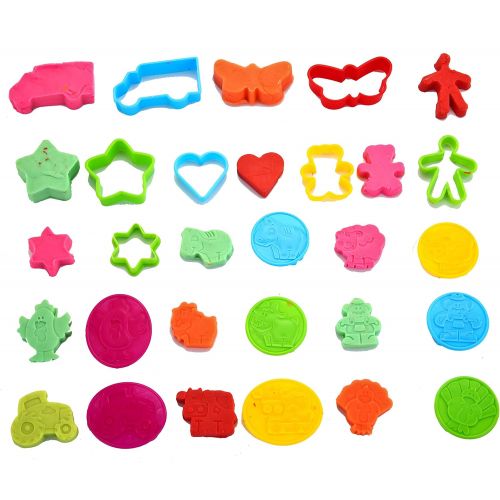  [아마존베스트]Joyin Toy 44 Pieces Clay Dough Tools Kit with Models and Molds.