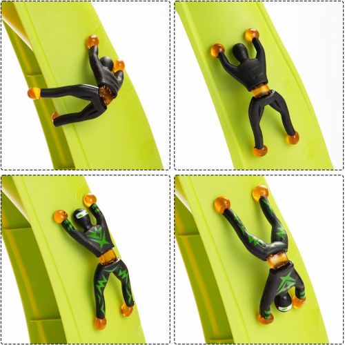  JOYIN 28 Packs Valentines Day Gifts Cards with Sticky Wall Climbing Men Ninja Set, Wall Climbers Stress Relief Tricky Toys for Kids Party Favor, Classroom Exchange Prizes, Valentine Gree