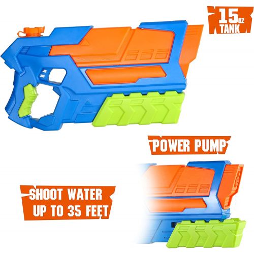  JOYIN 3 in 1 Aqua Phaser High Capacity Water Gun Super Water Soaker Blaster Squirt Toy Swimming Pool Beach Sand Water Fighting Toy