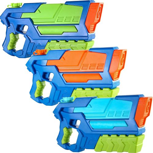  JOYIN 3 in 1 Aqua Phaser High Capacity Water Gun Super Water Soaker Blaster Squirt Toy Swimming Pool Beach Sand Water Fighting Toy