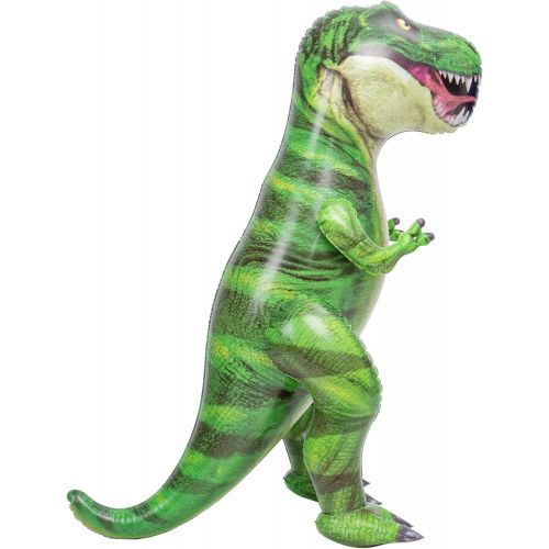  JOYIN 37” T-Rex Dinosaur Inflatable, Tyrannosaurus Rex Inflatable Dinosaur Toy for Pool Party Decorations, Dinosaur Birthday Party Gift for Kids and Adults