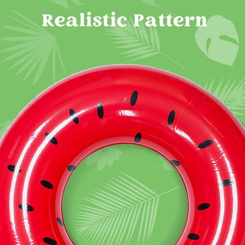  JOYIN Inflatable Pool Floats 32.5 (3 Pack), Fruit Pool Tubes, Pool Toys for Swimming Pool Party Decorations