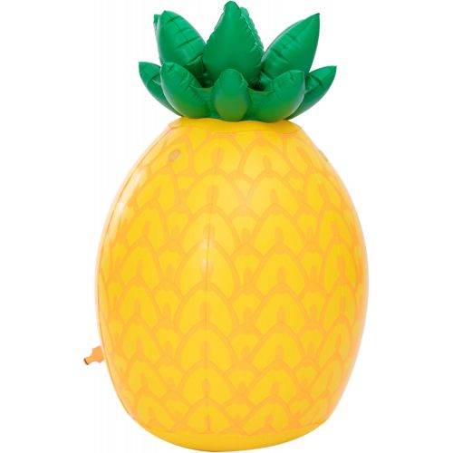  JOYIN Inflatable Tropical Pineapple Sprinkler, 35” Lawn Sprinkler for Kids Water Toy for Boys Girls Water Party Outdoor Sprinkler for Water Fun