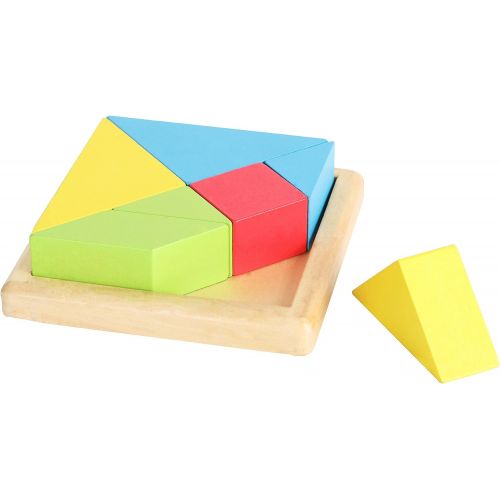  JOYIN Toy 4 in 1 Wooden Educational Shape Color Sorting Puzzles Preschool Stacking Block Toddler Toys