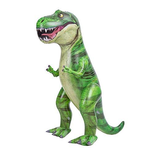  JOYIN 37” T-Rex Dinosaur Inflatable, Tyrannosaurus Rex Inflatable Dinosaur Toy for Pool Party Decorations, Dinosaur Birthday Party Gift for Kids and Adults