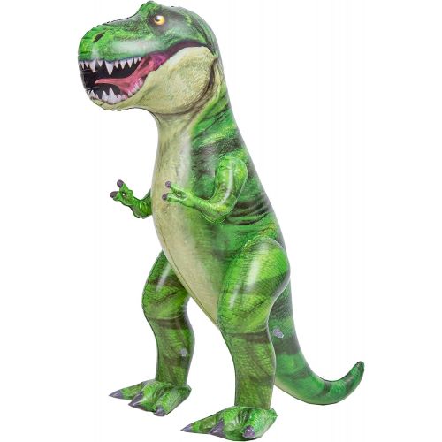  JOYIN 37” T-Rex Dinosaur Inflatable, Tyrannosaurus Rex Inflatable Dinosaur Toy for Pool Party Decorations, Dinosaur Birthday Party Gift for Kids and Adults