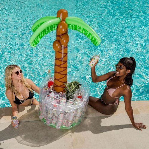  JOYIN 60 Inflatable Palm Tree Cooler, Beach Theme Party Decor, Party Supplies for Pool Party and Beach Party