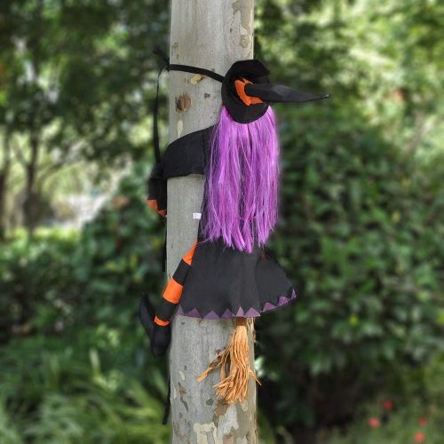  할로윈 용품JOYIN Crashing Witch into Tree Halloween Decoration