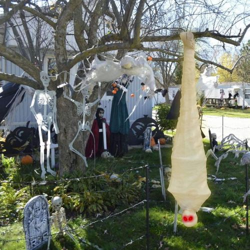  할로윈 용품JOYIN 47 Halloween Decorations Light Up Hanging Cocoon Corpse for Halloween Indoor and Outdoor Decorations