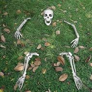 할로윈 용품JOYIN Life Size Groundbreaker Skeleton Stakes for Halloween Yard Outdoor Decorations