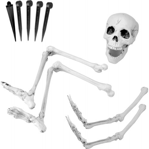  할로윈 용품JOYIN Life Size Groundbreaker Skeleton Stakes for Halloween Yard Outdoor Decorations