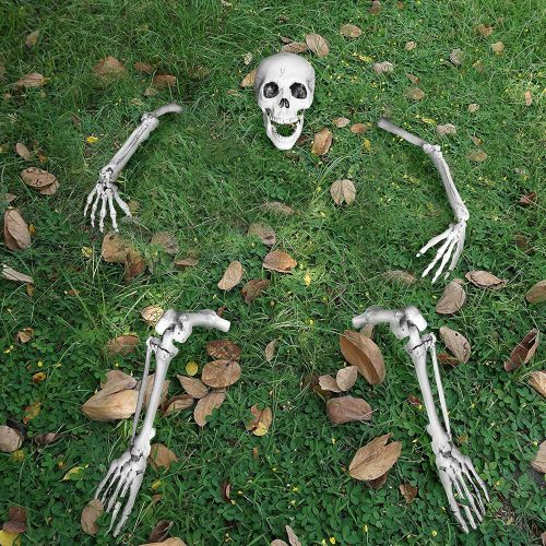  할로윈 용품JOYIN Life Size Groundbreaker Skeleton Stakes for Halloween Yard Outdoor Decorations