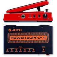 JOYO WAH-II Classic and Multifunctional WAH Pedal Bundle with JP-04 Isolated Guitar Effect Pedal Power Supply