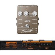 JOYO JF-24 Guitar Line Selector Pedal 6 Modes and JP-07 1200W Socket AC Wall Adapter Isolated DC Pedal Power Supply